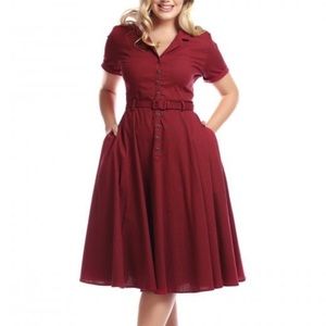 Collectif Modcloth Cherished Era Swing Dress Retro